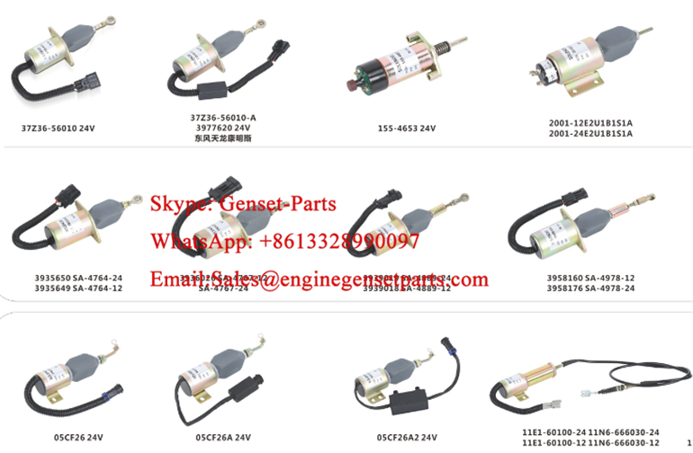 سٹاپ Solenoids Genuine High-Quality Stop Solenoids Supplier